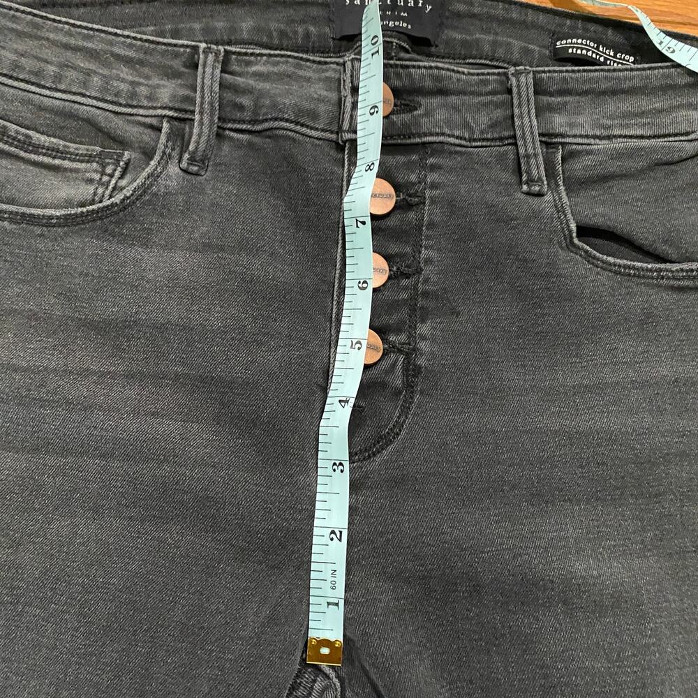 Sanctuary Connector Kick Crop Black Size 29 - NWOT - Picture 9 of 9